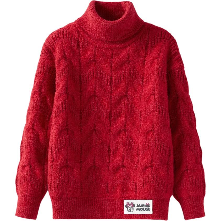 Disney Sweaters Turtleneck Thickened Stretch