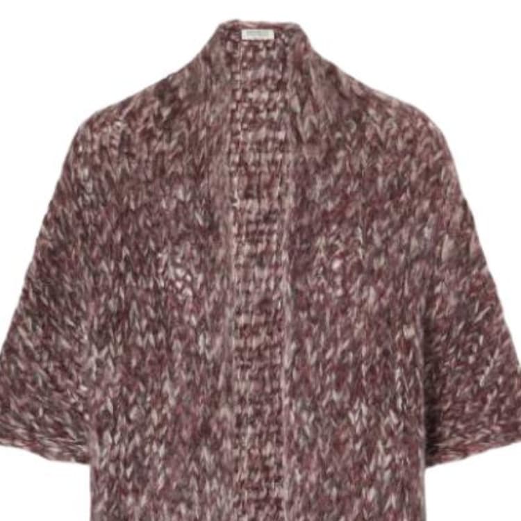 Brunello Cucinelli Mohair Shawls Burgundy