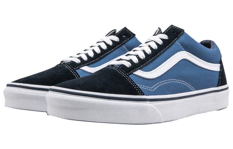 Vans Old Skool Navy AbrasionResistant Lightweight Lowtop Marine Blue