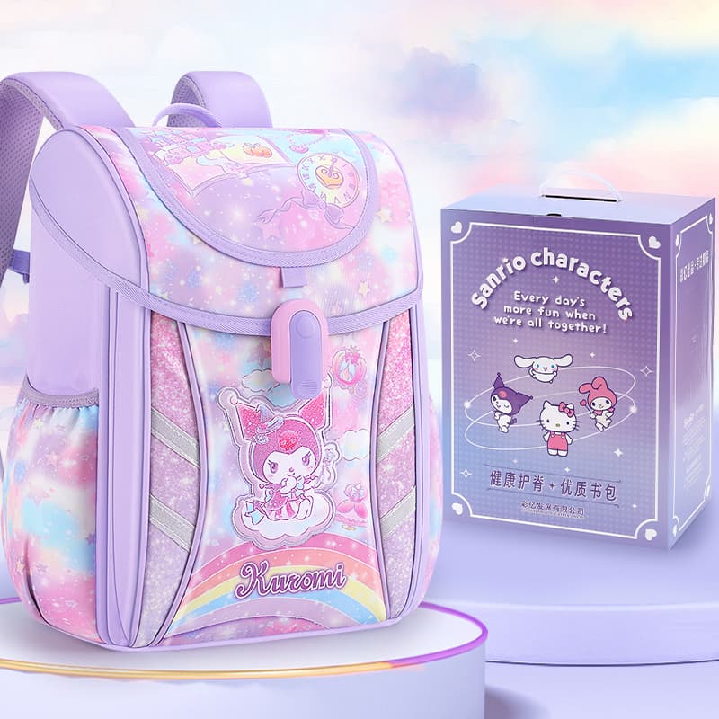 Sanrio Kuromi Polyester Student Bag Purple