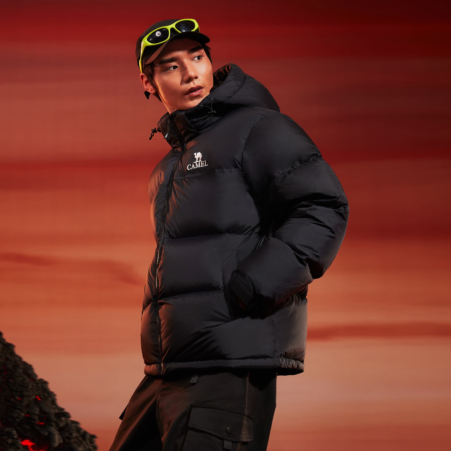 CAMEL Volcano Collection Down Jacket