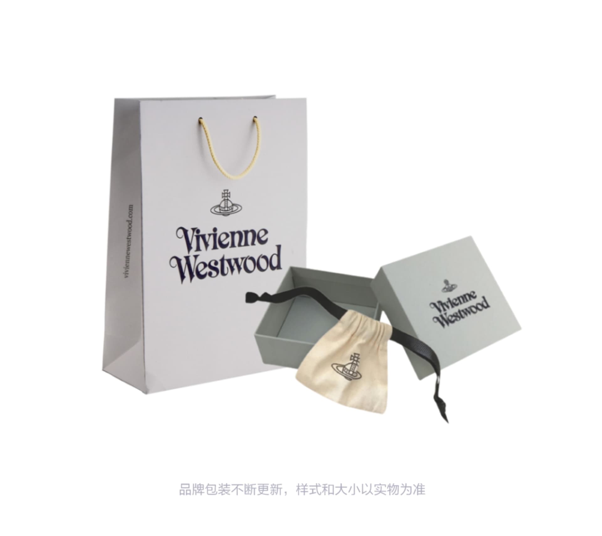 Vivienne Westwood Mayfair Bas Brass Necklaces Gunmetal Gray/Purple Diamond