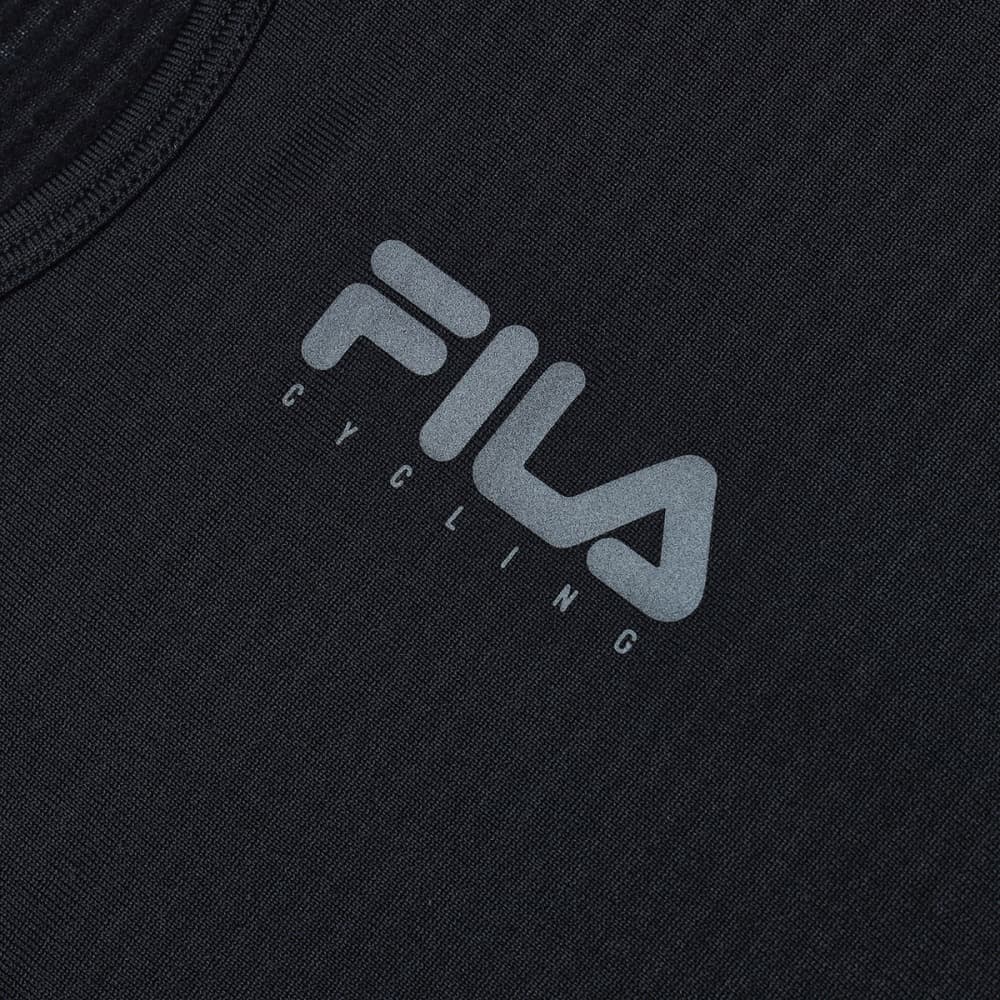 FILA TShirts Black Crew Neck Moderate Straight Fit
