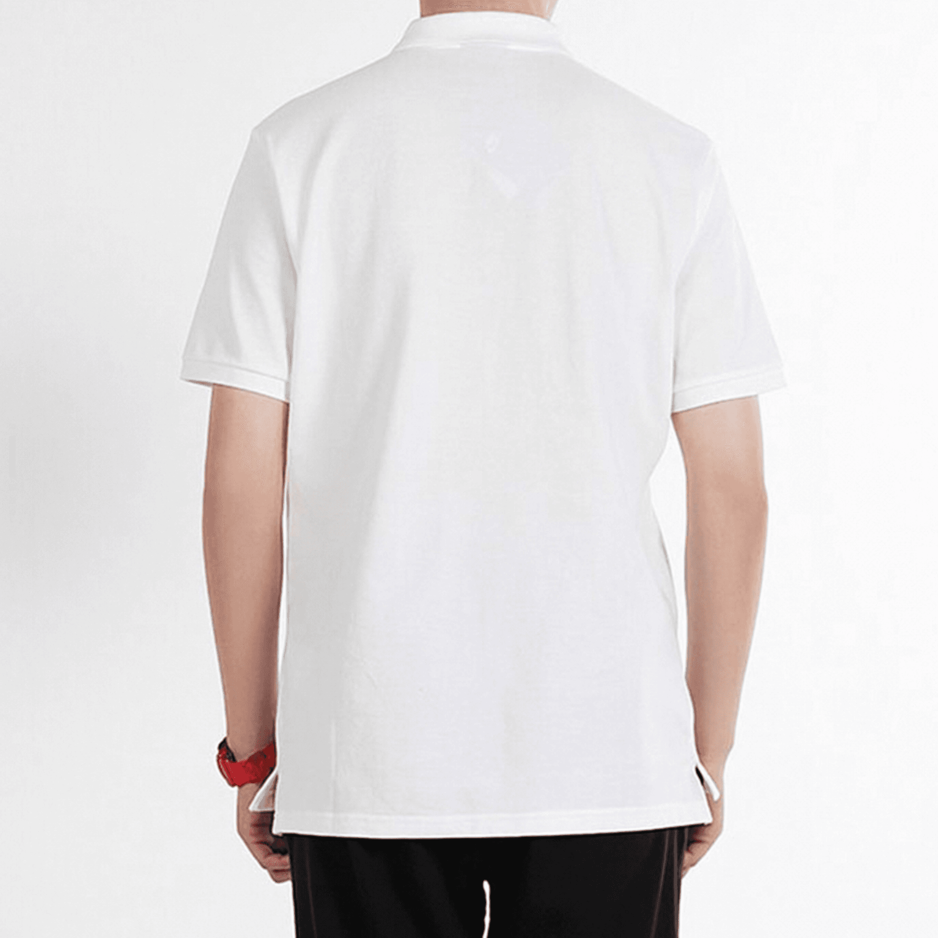 Nike Polo Shirts White Polo Collar Moderate Straight Fit