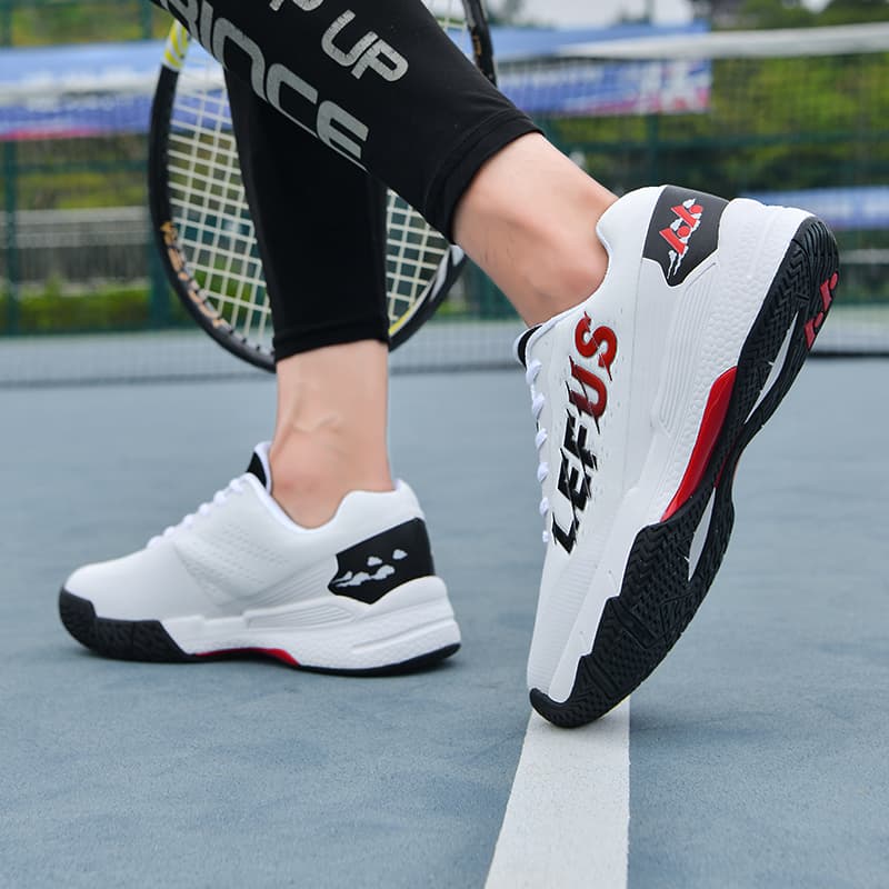 LEFUS Tennis White Red Black