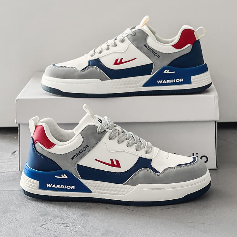 Warrior Breathable White Blue Gray