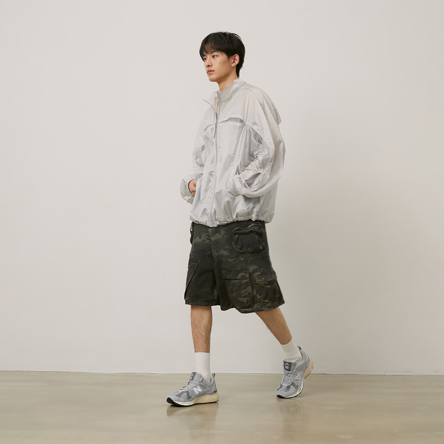 New Balance NB 878 Minimalist Style Textile, Pigskin Breathable City Commuting Wander Gray