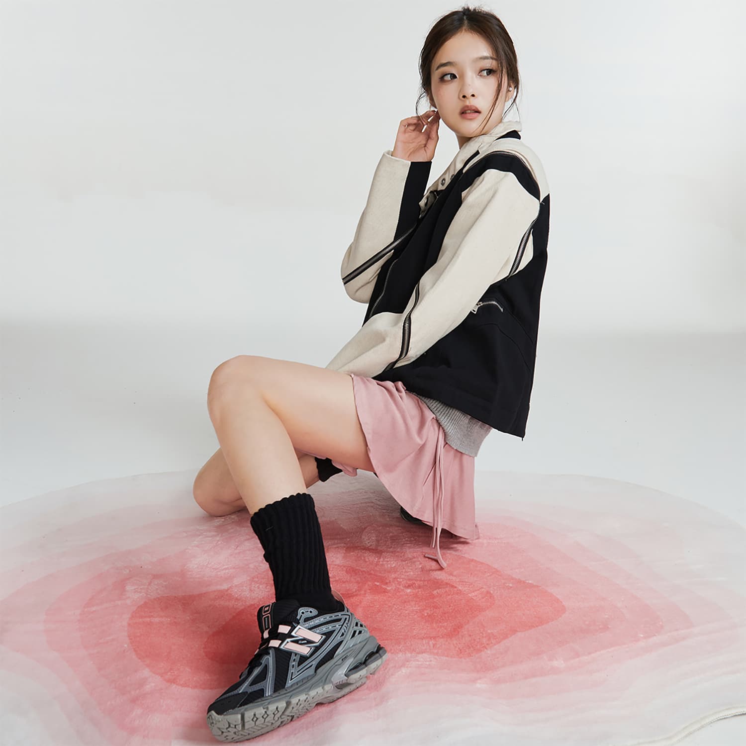 New Balance NB 1906R Retro Textile Synthetic LowTop Black Pink