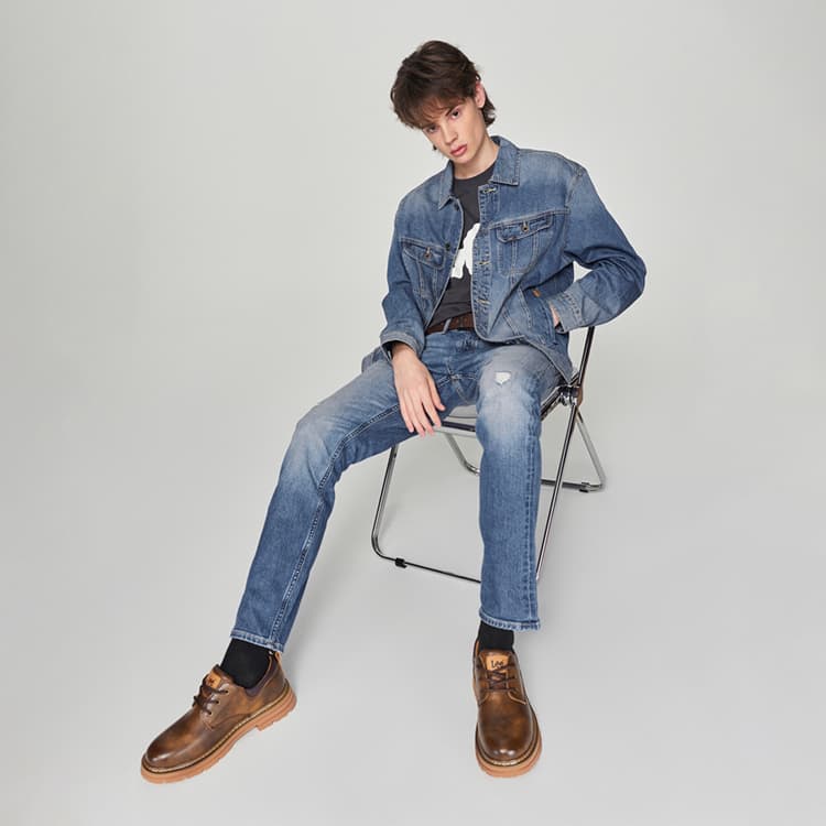 Lee FW24 7 Jeans Medium Light Blue