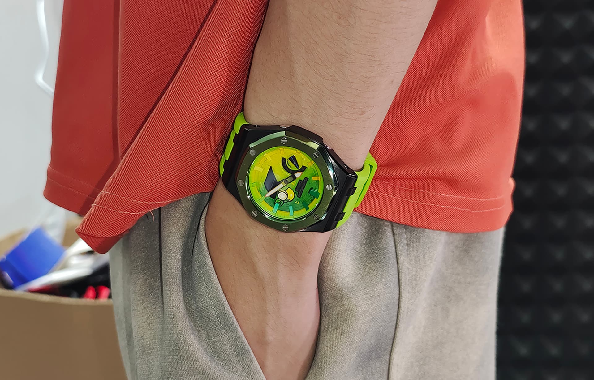 CASIO G Shock GA 2100 1AER 45mm