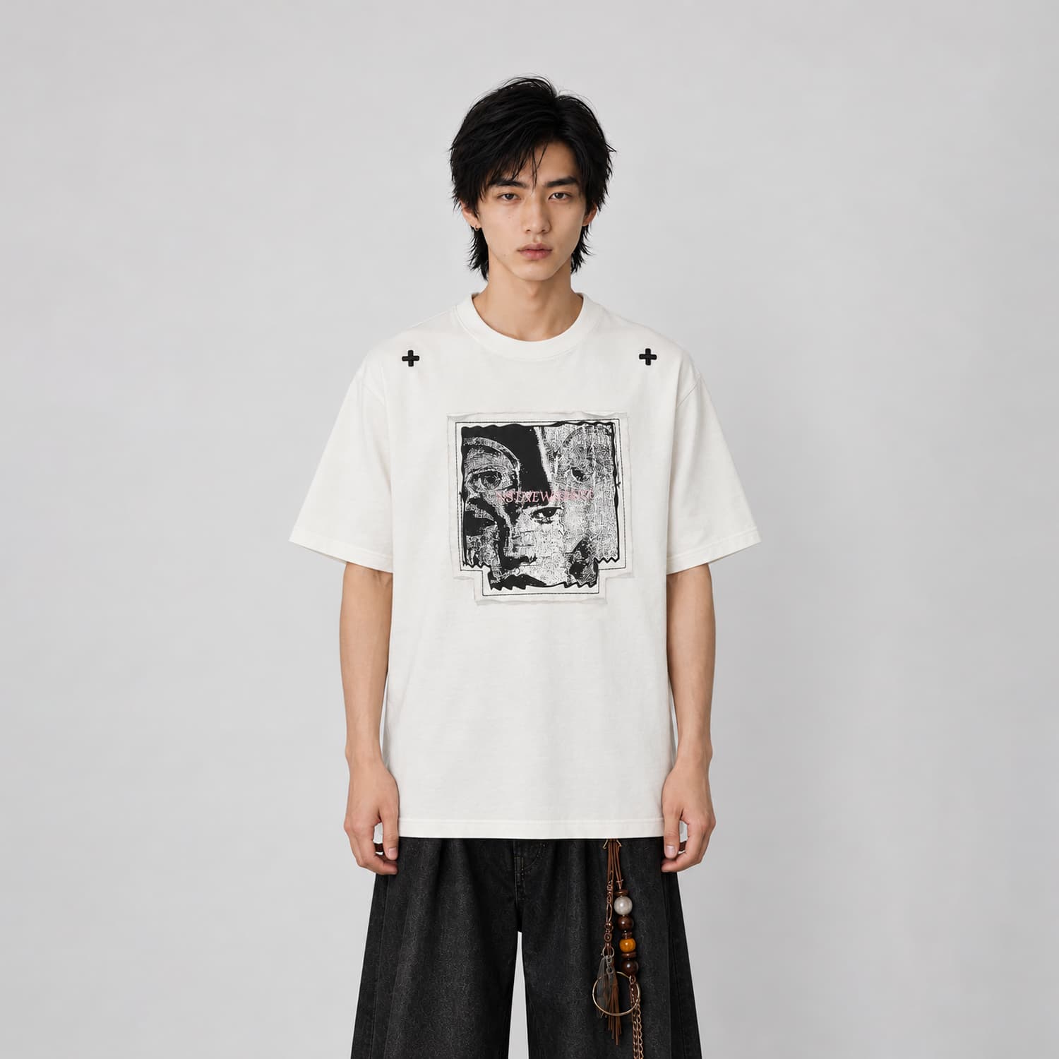 NSTNEW START TShirts White (Comes With Sprouting Tag) Crew Neck Moderate