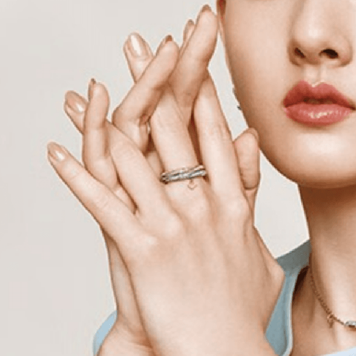 EMPORIO ARMANI Stainless Steel Rings Rose Gold