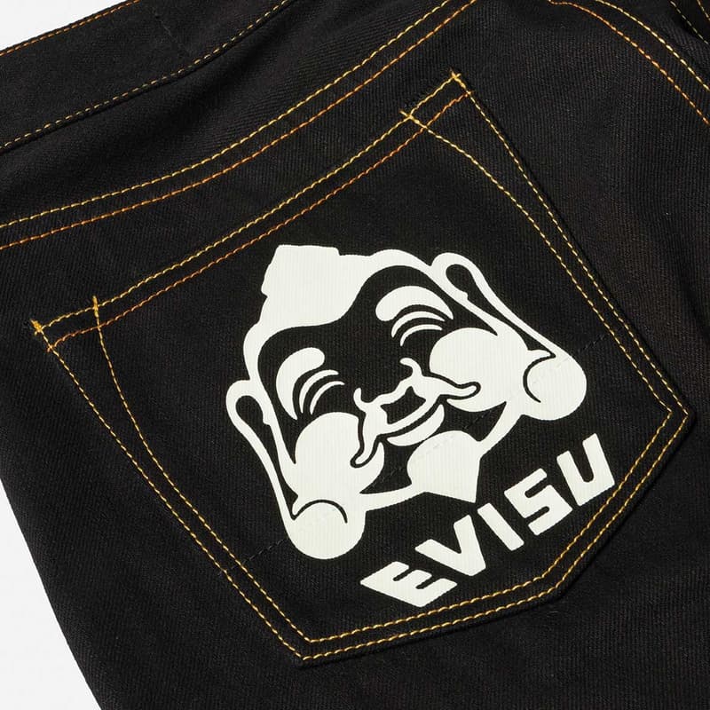 EVISU Jeans Denim Black Moderate Other