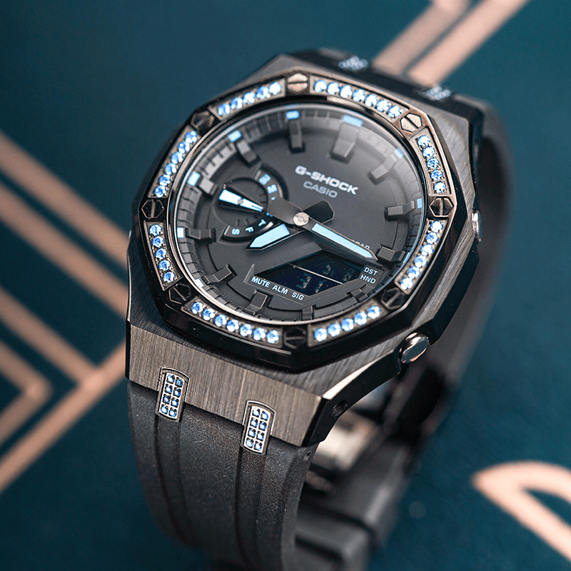 CASIO Liquid Crystal/Analog Dual Display Series 48.5mm Blue Watch