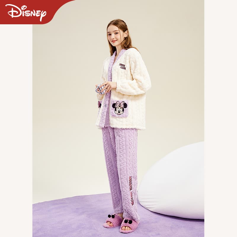 Disney Minnie Pajama Set Purple