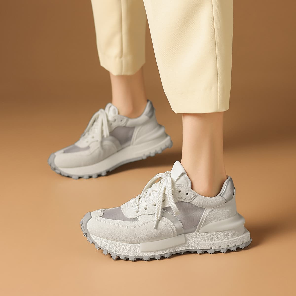 Rosa Bianca Cow Split Lightweight Height Increasing Lightweight Height Increasing
