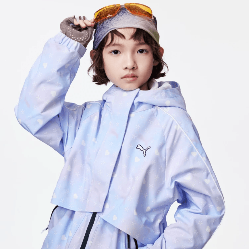 PUMA Tops Stand Collar Thickened