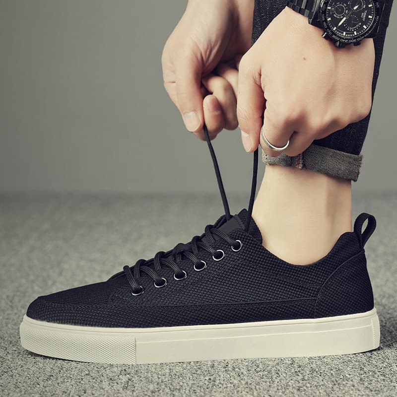 ZUOSAISI Breathable Canvas Black