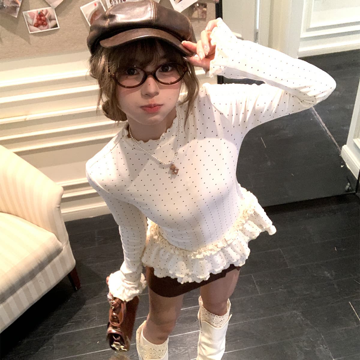 Fabric Pig Knitwear Icing Sugar Milk Rabbit