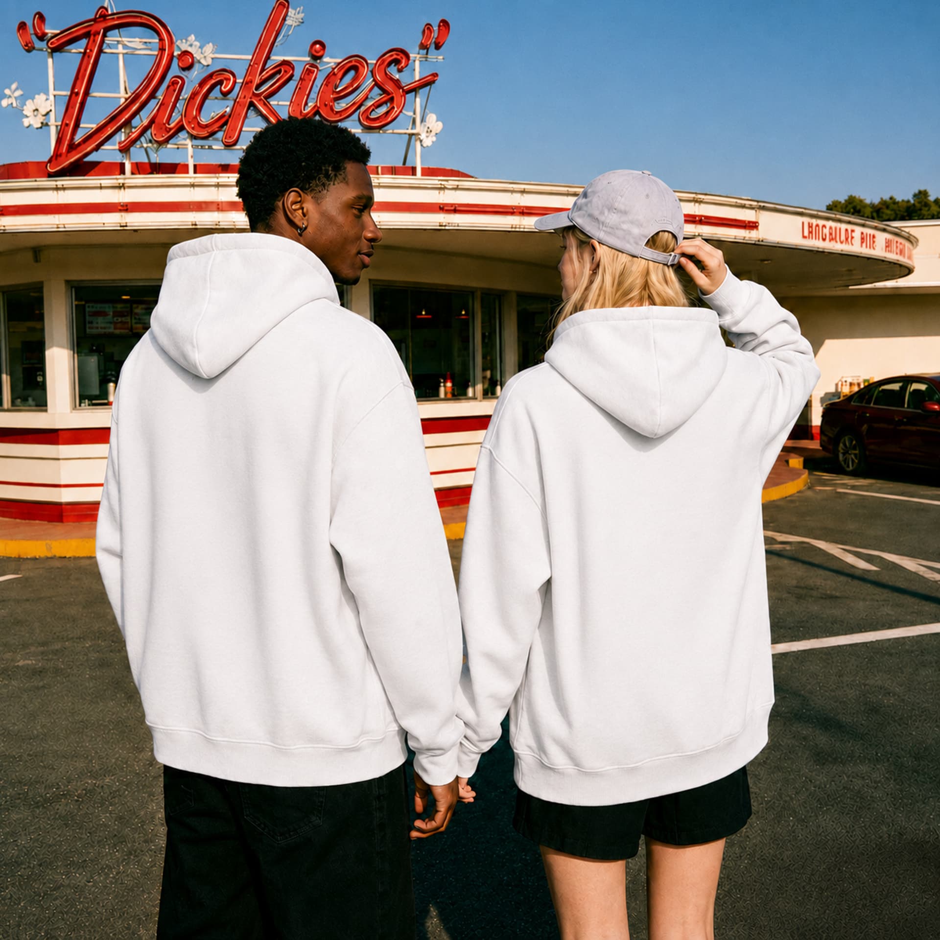 Dickies Sweatshirts Hooded (Nondetachable) Moderate