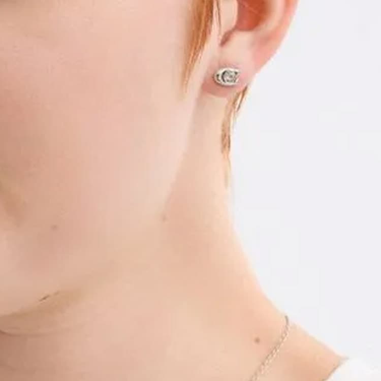 COACH Metal Necklaces Silver