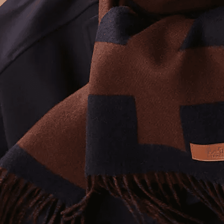 HERMES Cashmere Knit Brown