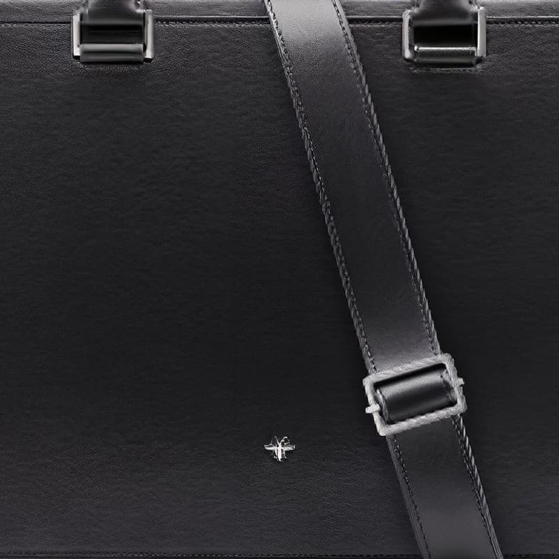 DIOR Calfskin Handbag, Crossbody Bag, Briefcase Black