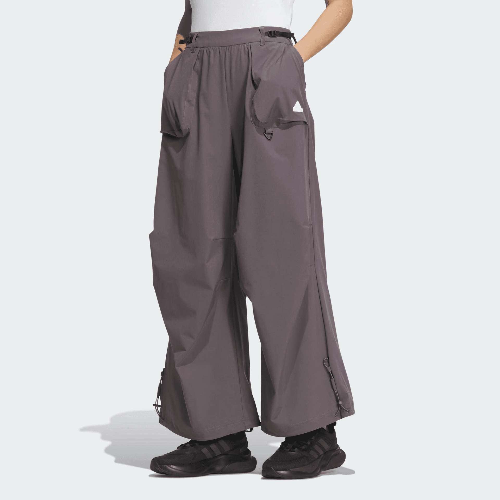 Adidas City Escape Tracksuit Bottoms Knitted Sweatpants Charcoal Gray