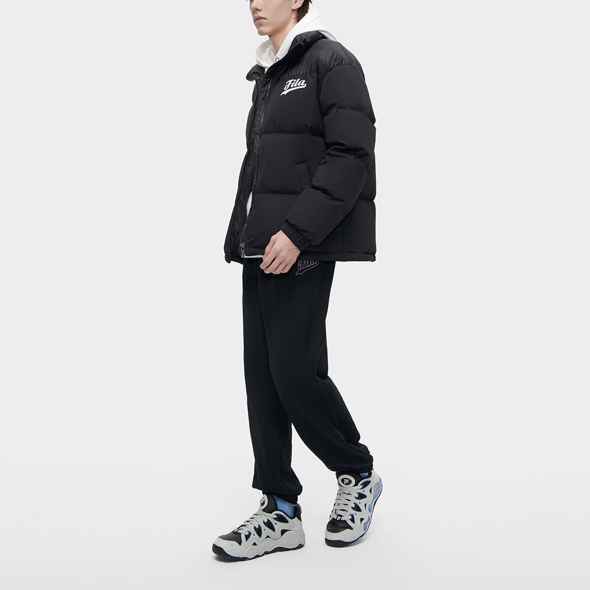 FILA FUSION Down Jacket Pitch Black