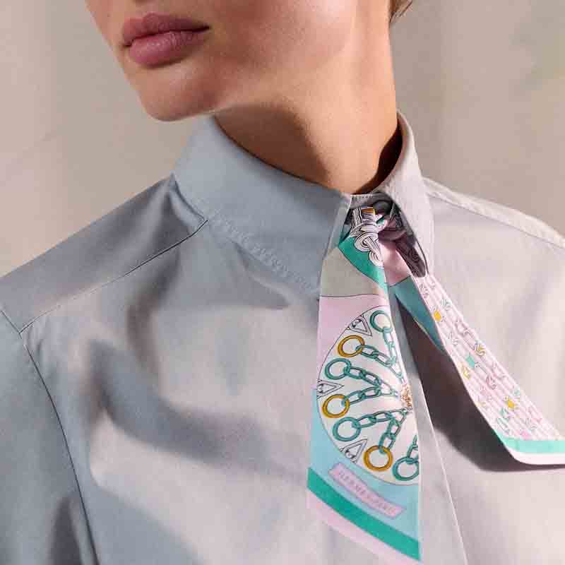 HERMES Silk Pink