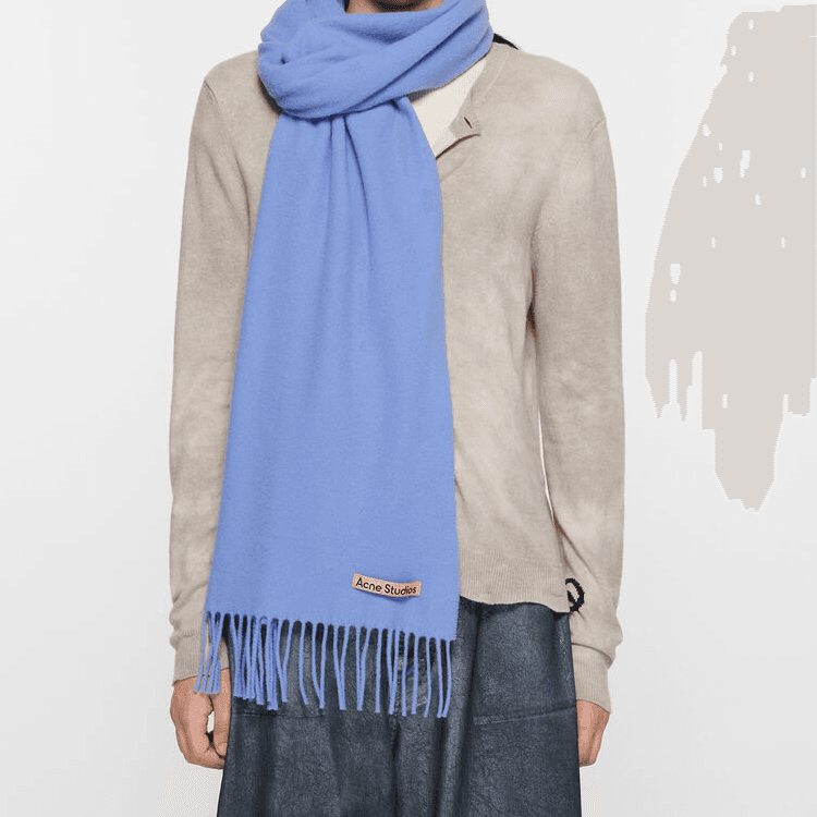 Acne Studios Logoappliqué Wool Scarf