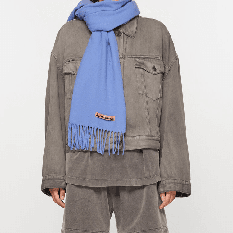 Acne Studios Logoappliqué Wool Scarf