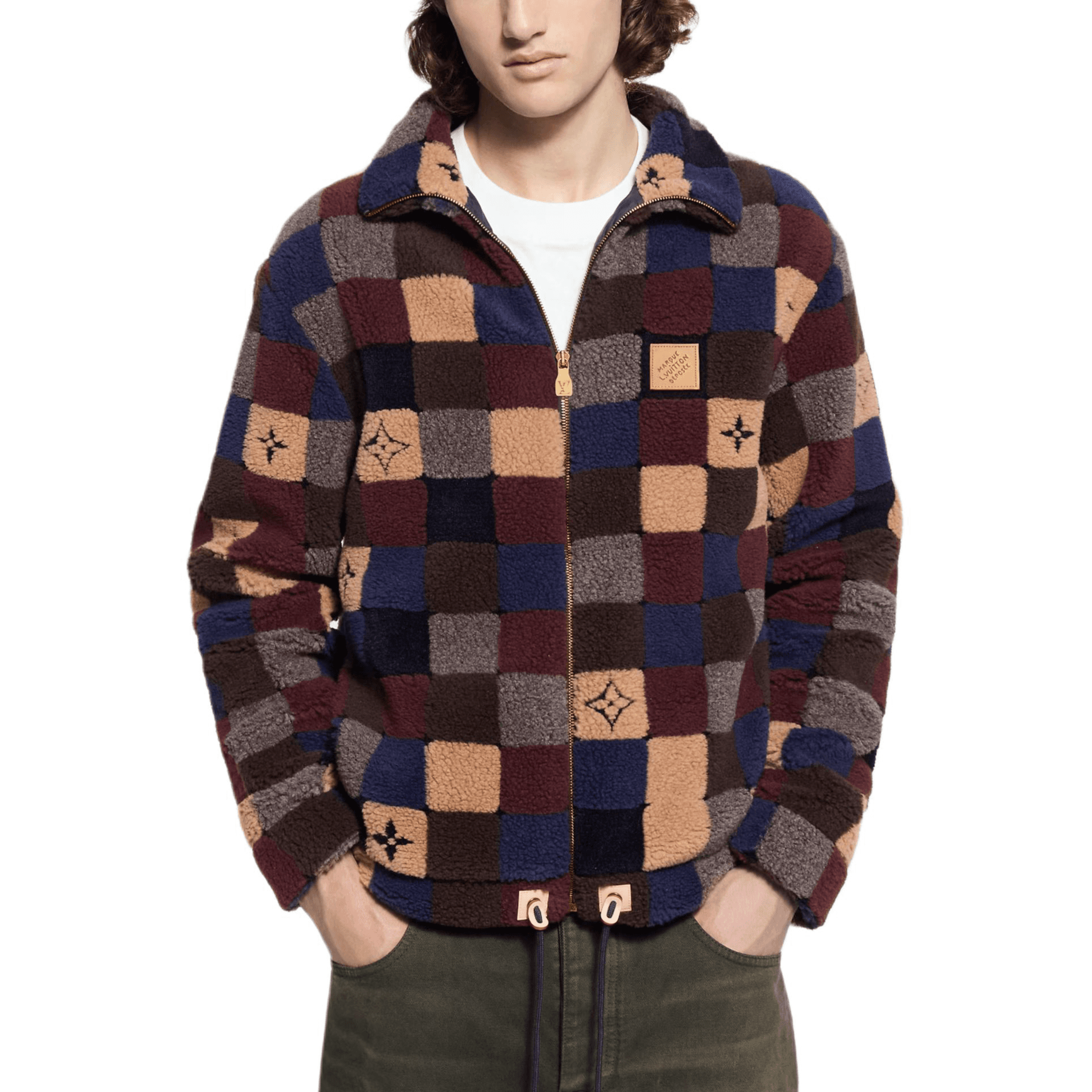 LOUIS VUITTON Velvet feel Coat Standard Fit