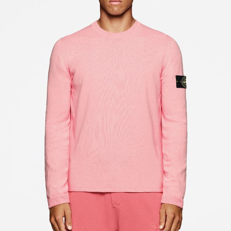Stone Island logo-patch crew neck sweatshirt