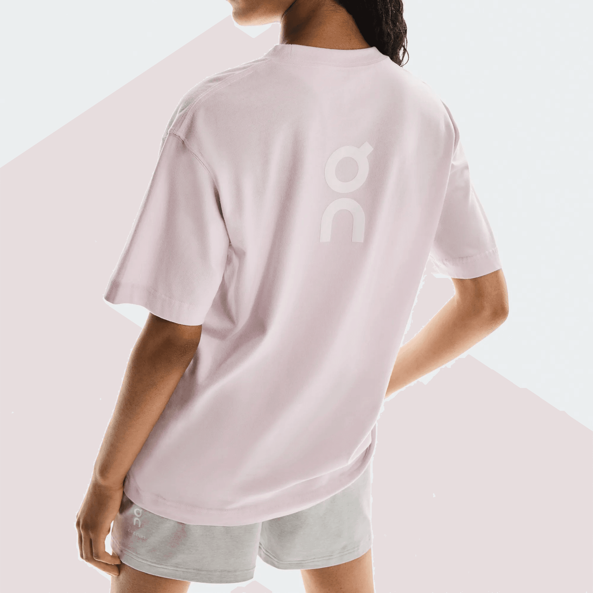On Club TShirts Orchid Purple Crew Neck Moderate Straight Fit