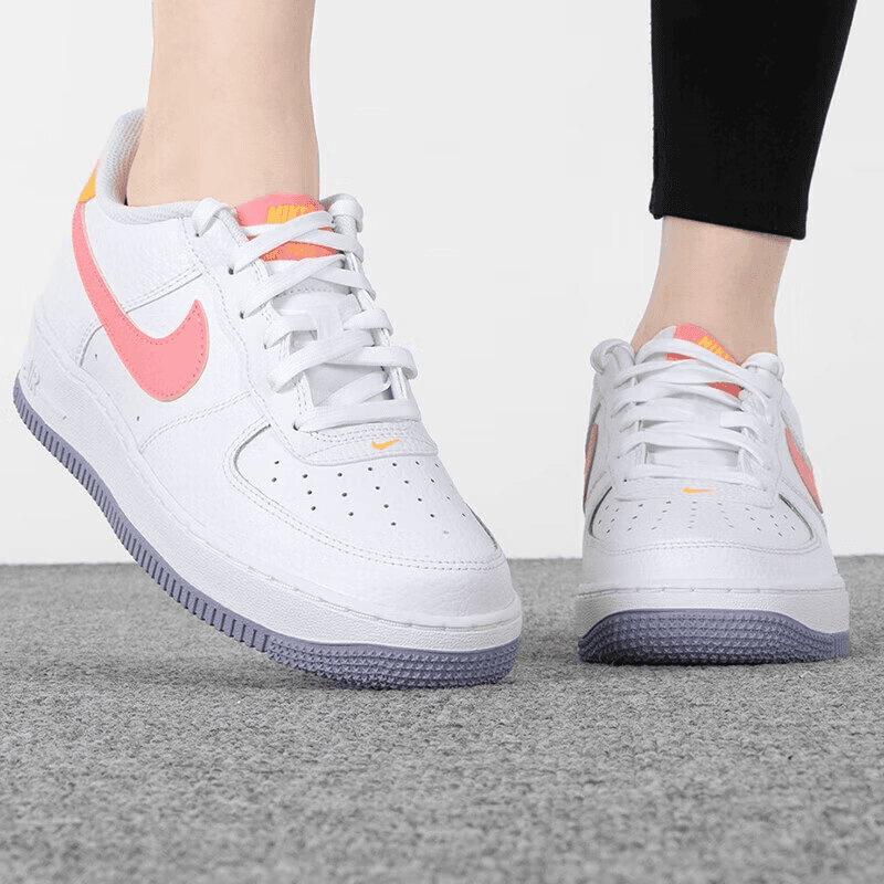 Nike Air Force 1 Coral Chalk Laser Orange GS