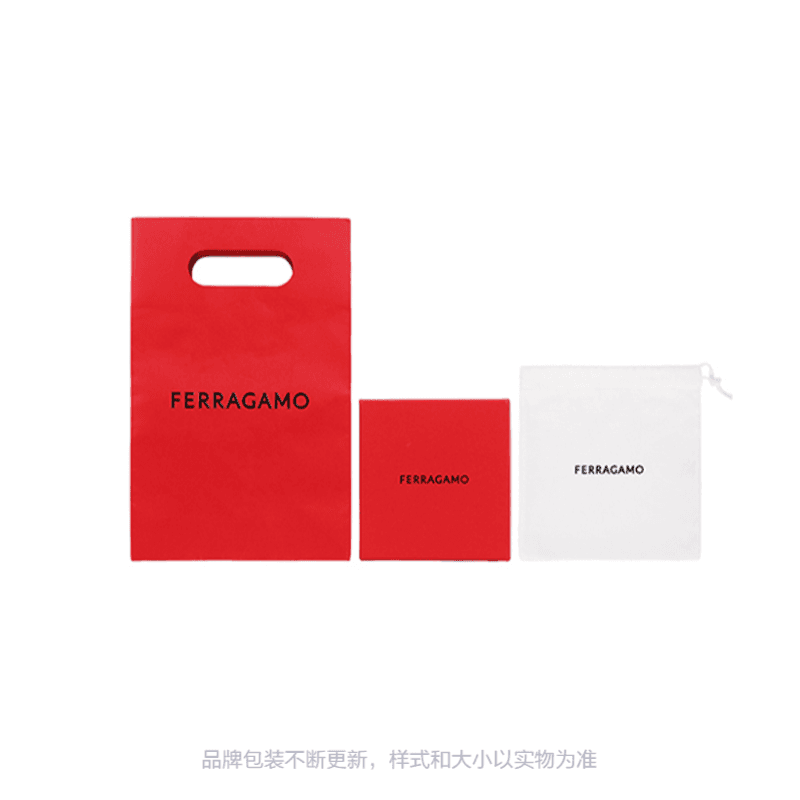 FERRAGAMO Cow Black Width 3.3cm