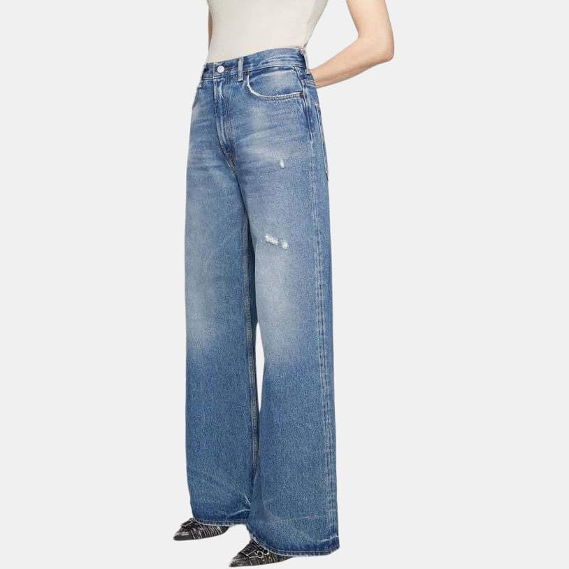 Acne Studios Relaxed Fit 2022F Jeans Mid Blue