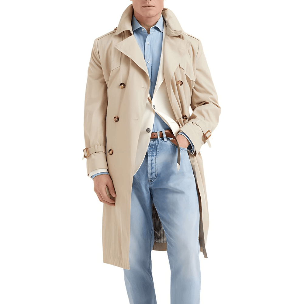 Brunello Cucinelli Trench Coat Khaki