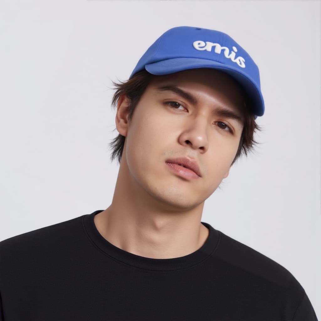 Emis Cotton Baseball Caps Blue