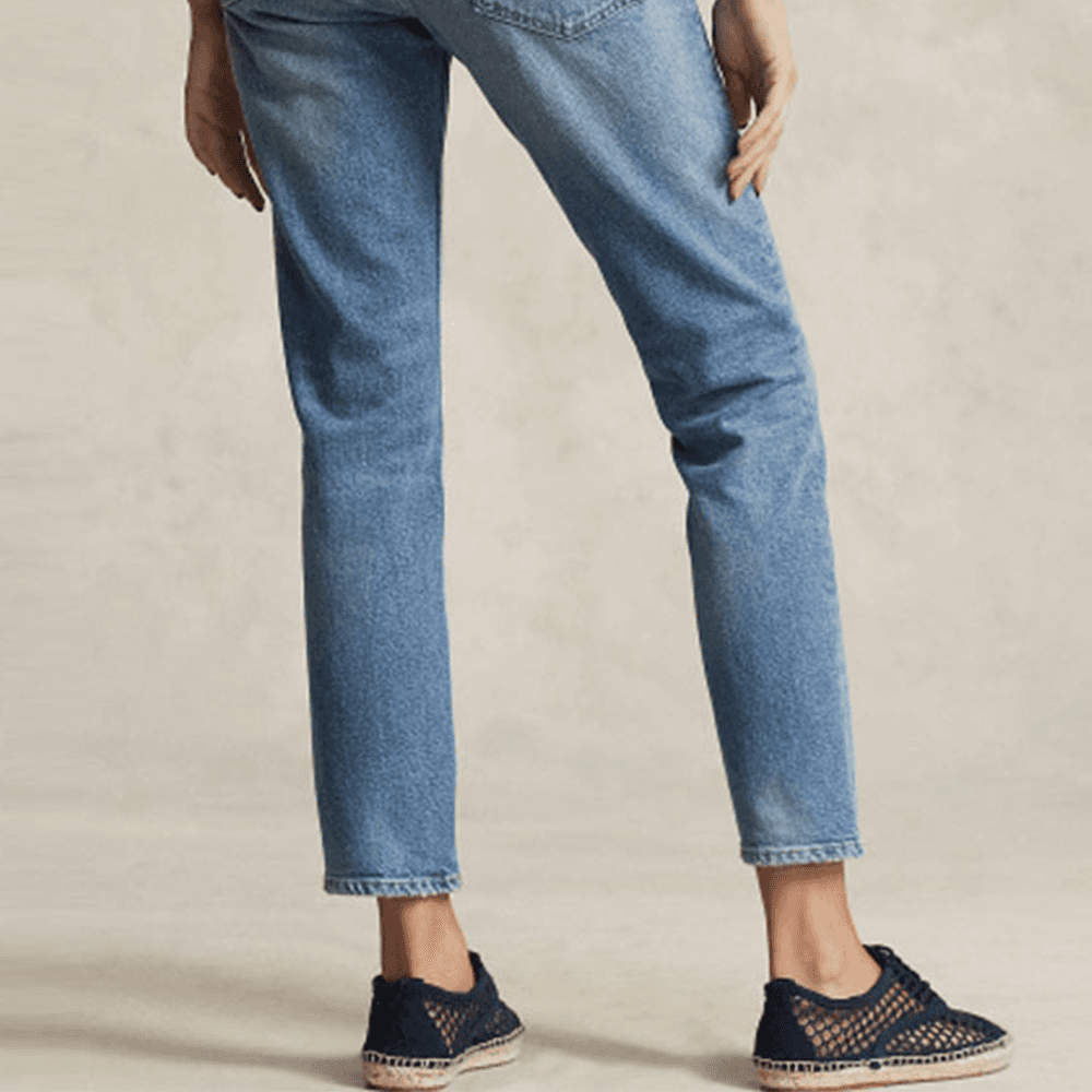 Polo Ralph Lauren Jeans Mid Rise Fitted Version Blue