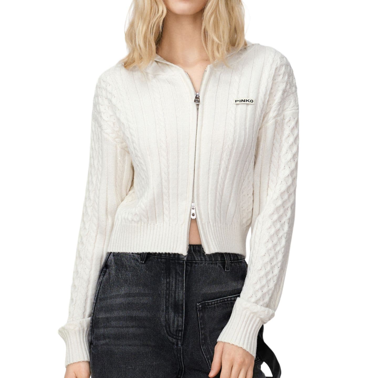 PINKO Sweaters Ecru Hooded (Nondetachable) Moderate