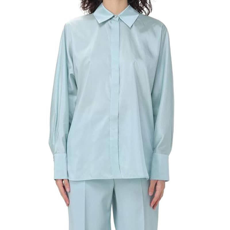 Max Mara Studio Clan Buttoned Long Sleeved