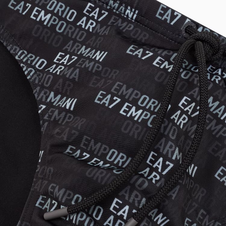 EMPORIO ARMANI EA7 Beach 1 Pack Black
