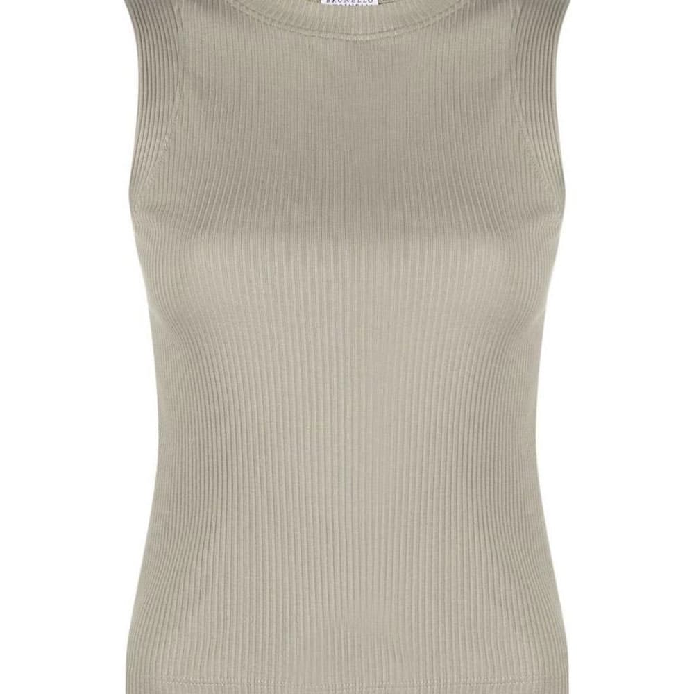Brunello Cucinelli SS23 Camisole Khaki