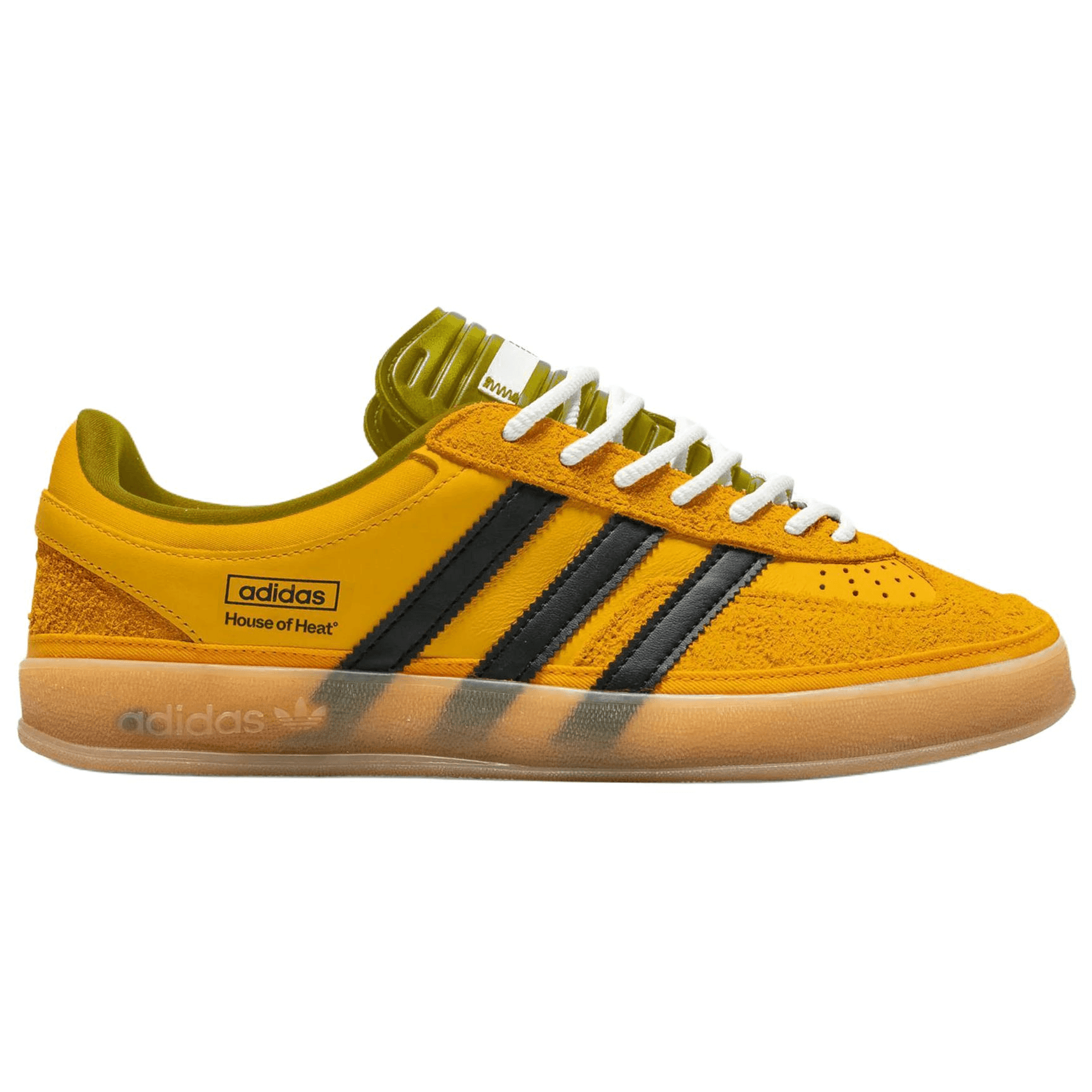 Adidas Originals x Bad Bunny Gazelle Lowtop German Army Trainers Yellow