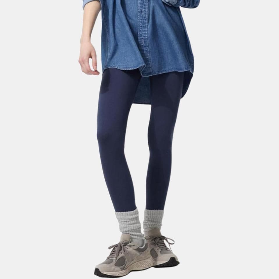 UNIQLO Leggings Blue Moderate