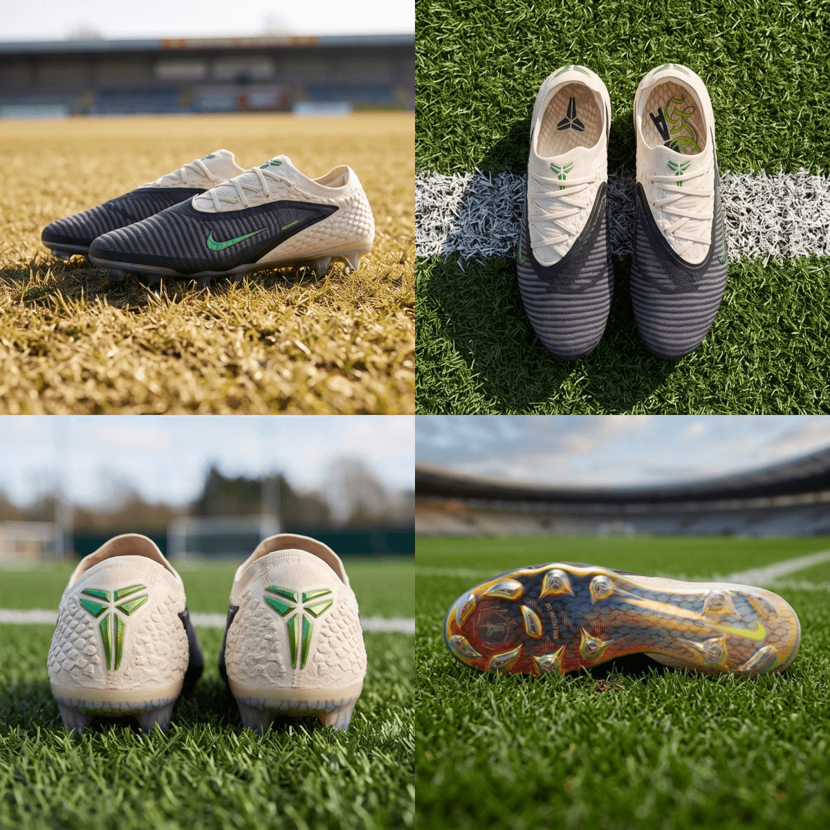 Nike Phantom 6 Soccer Black Beige