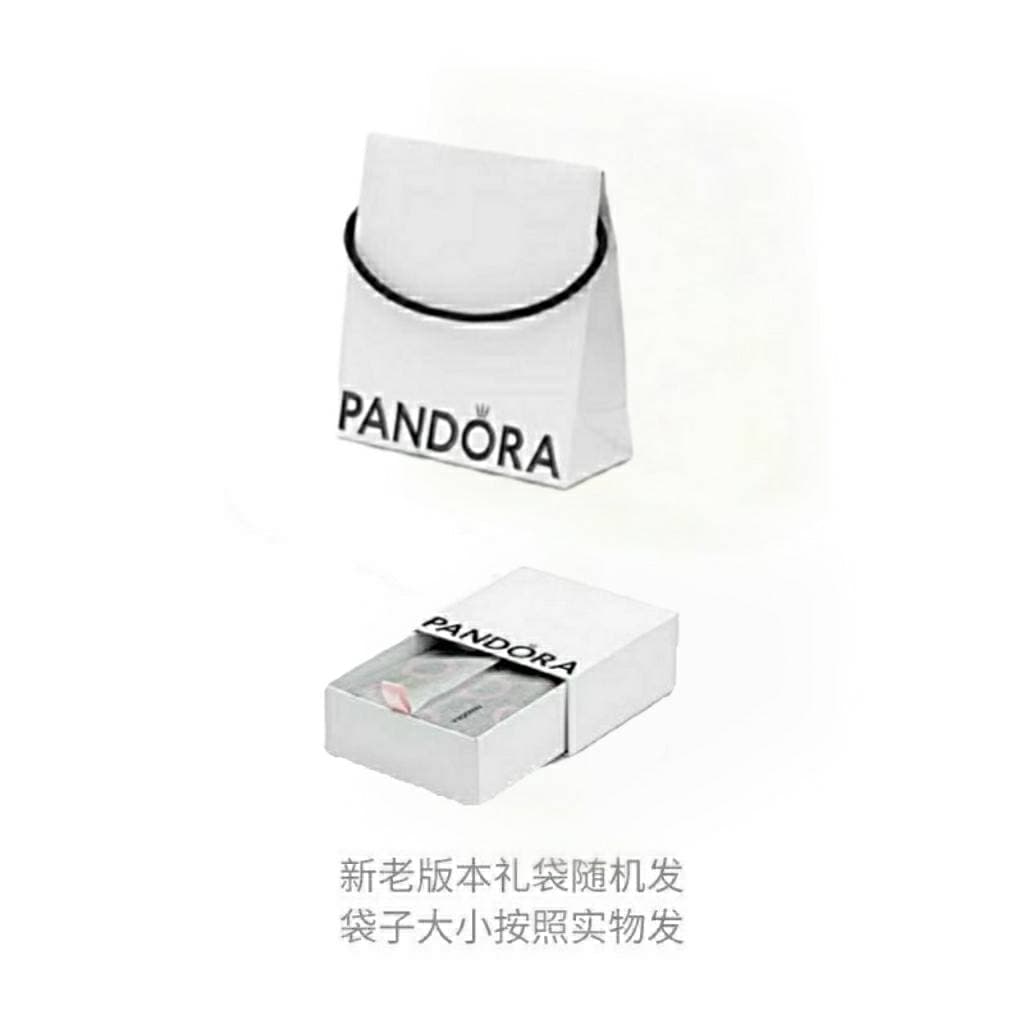 Pandora Synthetic Cubic Zirconia 925 Sterling Silver Glass Necklaces Silver