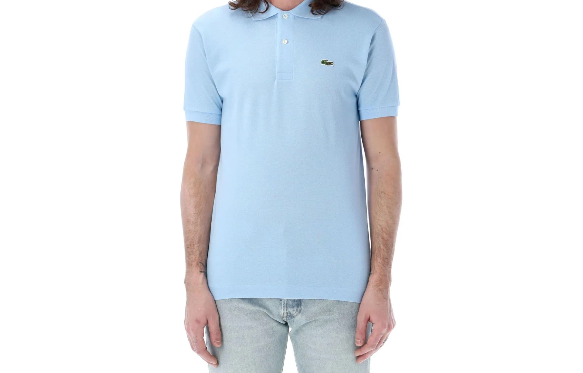 LACOSTE SS24 Polo Shirt Light Blue Light Blue